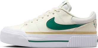 Nike Womens Court Legacy Lift Shoes in White | DM7590-113