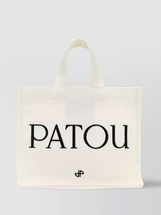 Patou canvas small tote bag