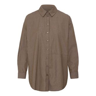 Ichi Ichi - Blouses & Hemden - Dames - Blouses & Shirts - Bruin - Maat: XS