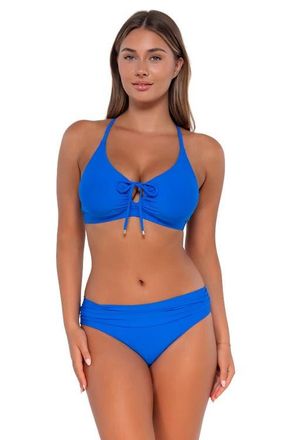Sunsets Kauai Keyhole Bikini Swimsuit Top - DD Cup in Electric Blue at Nordstrom, Size 34
