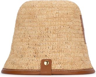 Jacquemus Womens Le Sun Hat Beige Principal Raffia Second