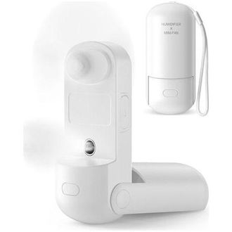 OEM Ventilador Port&aacute;til Con Funci&oacute;n De Nebulizaci&oacute;n, Ventilador De Mano 3 En 1, 3 Velocidades Ajustables, Ventilador Personal Plegable Para Ni&ntilde;as Y Mujere