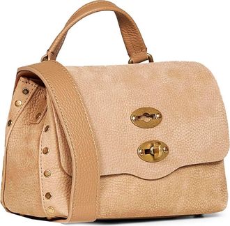 Zanellato Womens Handbag Postina Baby Beige San Gimignano Bovine Leather Handbags Hand Bags