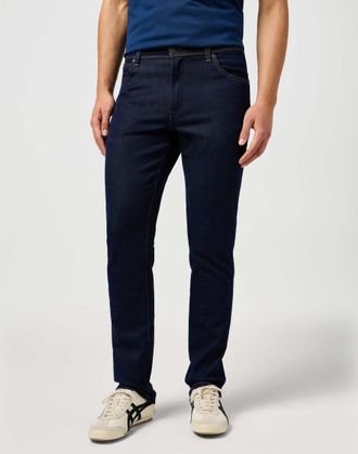 Wrangler Regular-fit-Jeans WRANGLER WRANGLER Jeans Texas Slim, Herren, Gr. 31, L&auml;nge 32, blau, Obermaterial: 56% Baumwolle CO. 25% Polyester Pol. recyc.. 13% L