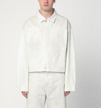 Entire studios Elfenbeinfarbene Jeansjacke von Entire Studios