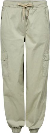 Cream Cargo-ge&iuml;nspireerde loszittende Crotilie-broek - Dames - Straight fit broeken - Groen - XS - Broeken