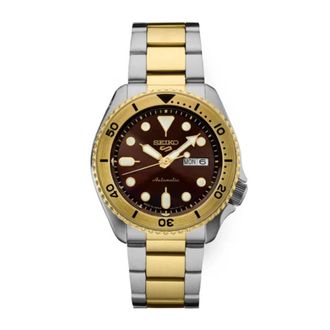 Seiko 5 Sports Automatic Brown Dial Watch SRPK24