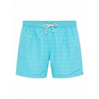 MC2 Saint Barth Beachwear, male, Blue, Size: XL 03467L Shark Mono H32