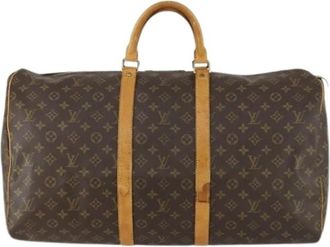 Louis Vuitton Pre-owned Keepall Bag - unisex - Vintage Weekendtas - Bruin - ONE Size - Vintage