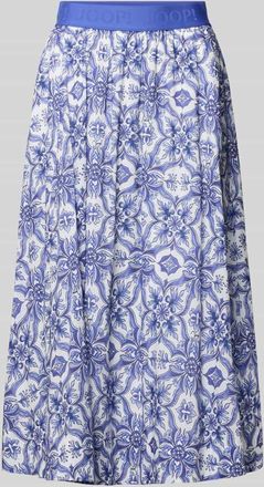 Joop Midirock mit elastischem Bund Modell Saki2 in Blau, Gr&ouml;&szlig;e 34