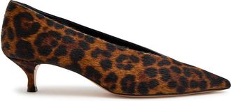 Le Monde Beryl LE Monde Beryl Babouche 40 Leopard Calf-hair Pumps