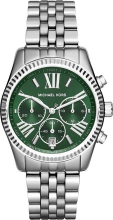 Michael Kors Womens Lexington MK6222 Ladies Chronograph Watch 38mm Silver Stainless Steel - One Size