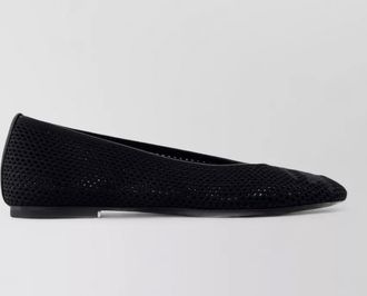 Burberry leather ballerina loafers