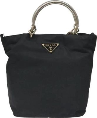 Prada Pre-owned Nylon handbags - Dames - Vintage Handtas - Zwart - ONE Size - Nylon - Vintage