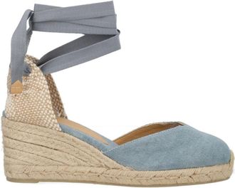 Castaner Blue Ankle-strap Wedges