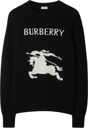 Burberry Knight Wool Cashmere Sweater, Size Medium