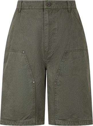 STUDIO TOMBOY Shorts con cuciture a contrasto - Verde