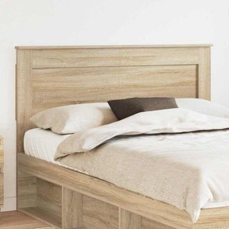vidaXL Headboard with Headboard Concrete Grey 140 cm Engineered Wood vidaXL
