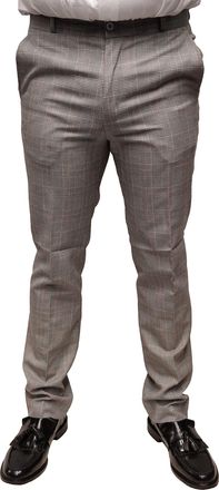 Relco Mens Classic Retro Mod Sta Press Trousers (32, Prince of Wales)