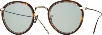 Eyevan 7285 Eyevan - 717E Zonnebril - unisex - Accessoires - Bruin - Maat: 46 MM Zijde