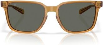 Costa Kailano 53mm Polarized Square Sunglasses in Sun Ray /Gray 580G at Nordstrom