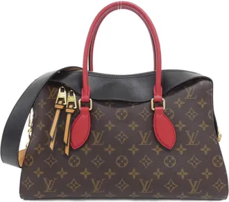 Louis Vuitton Black Marron Coated Canvas Tote Bag (Pre-Owned)