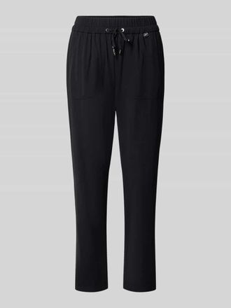 Marc Cain Hose mit elastischem Bund und Eingrifftaschen in Black, Gr&ouml;&szlig;e 34