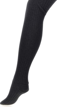 Prada Ribbed Cotton Tights