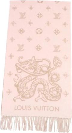 Louis Vuitton Pre-owned Cashmere Sjaal - Dames - Vintage Accessoires - Roze - ONE Size - Vintage