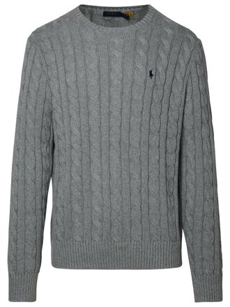Polo Ralph Lauren Grey Cotton Sweater