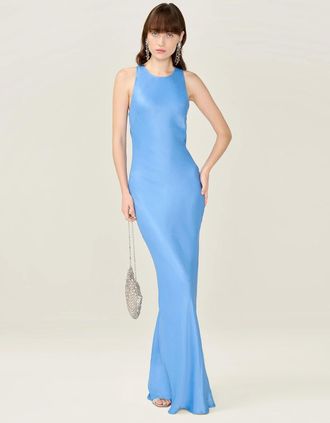 Omnes Womens Jai Dress in Blue Bonnet - Size: 16