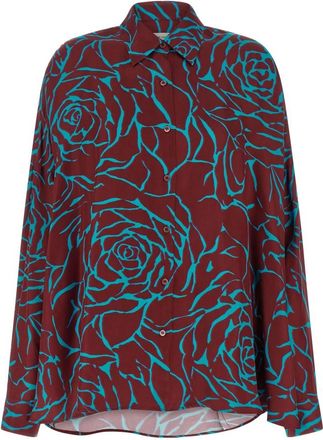 Dries Van Noten Casia Shirt - Dames - Overhemden - Veelkleurig - M - Overhemden
