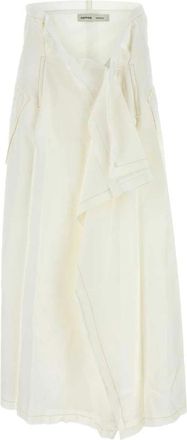 Carven Midi Rok - Dames - Midirokken - Wit - S - Rokken