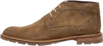 Floris Van Bommel Schoenen, Heren, Bruin, 41 1/3 EU, Leer, Sfm-50171 De Braver Veterlaars
