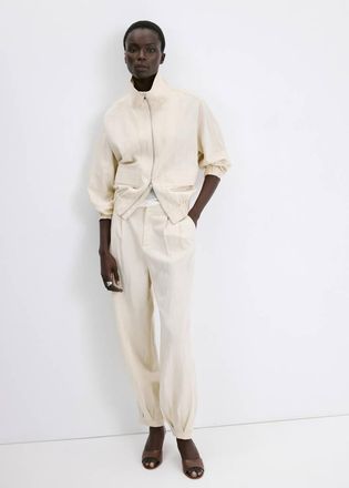 Mango Sandali senza tallone con tacco cioccolato - Donna - 35 - MANGO