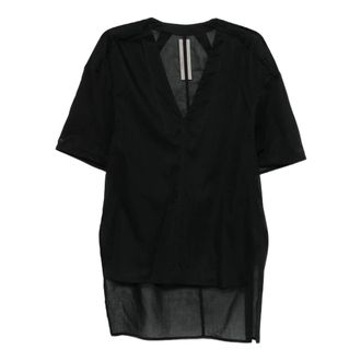 Rick Owens Blouses, female, Black, Size: XS Island Top