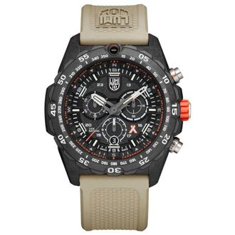 Luminox Mens Beige Resin Sport Watch - One Size