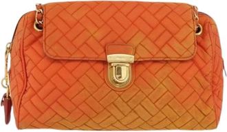 Prada Pre-owned Vintage Schoudertas - Dames - Vintage Schoudertas - Oranje - ONE Size - Nylon - Vintage