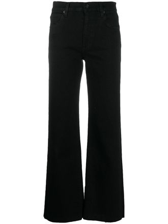 Slvrlake Denim Jeans svasati a vita alta - Nero