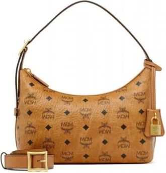 MCM Aren Hobo - Dames - Schoudertassen - Bruin - ONE Size - Leer - Tassen