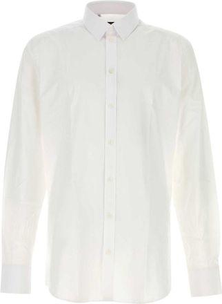 Dolce & Gabbana White Regular Solid Shirt