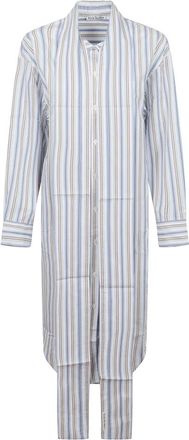 Acne Studios Gestreept overhemdjurk - Dames - Shirt Kleedjes - Veelkleurig - 2XS - Katoen - Kleedjes