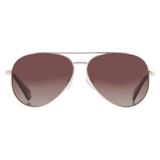 Polaroid Polarized Brown Gradient Pilot Ladies Sunglasses PLD 6069/S/X 0J5G/LA 61