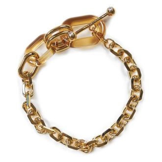 Paco Rabanne Oversized Link Ketting - Dames - Accessoires - Oranje - Maat: ONE Size