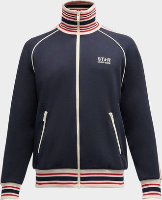 Golden Goose Men & apos;s Star Raglan Track Jacket