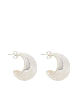 Nina Ricci Mega large hoop earrings - Argento