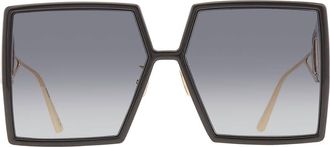 Dior 30MONTAIGNE SU Gradient Grey Square Ladies Sunglasses CD40030U 01B 58