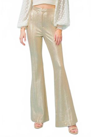 Flying Tomato Groovy Baby Pant In Gold