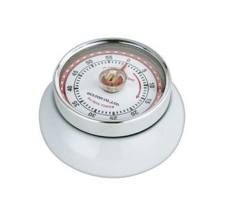 Zassenhaus Magnetic Retro 60 Minute Kitchen Timer, 2.75-Inch in White at Nordstrom