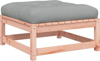 vidaXL Taburete De Jard&iacute;n Con Coj&iacute;n Madera Maciza De Abeto De Douglas Vidaxl